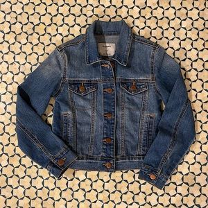 Old Navy Jean Trucker Jacket for Girls size 8
